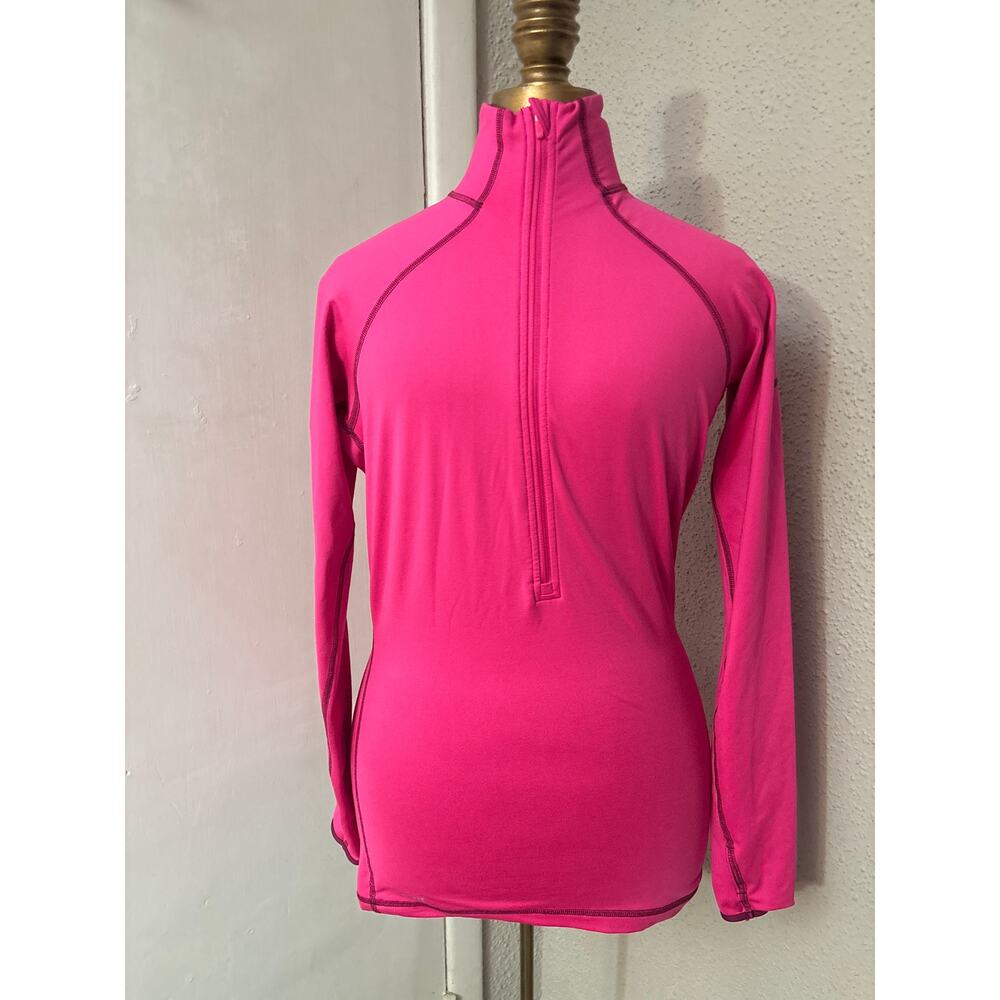 Nike Pro Fit Long Sleeve Workout Top M Activewear Athleisure Dopamine Casual